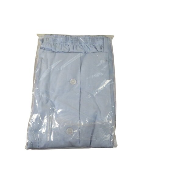 Vintage P.J. Knight Light Blue Men's Pajamas Set - X Large Button Front - Picture 2 of 3